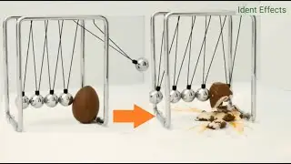 Cadbury's Creme Egg Pendulum Swing Logo Ident Effects