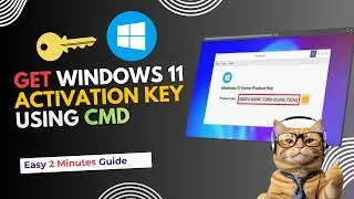 How To Find  Product Key in Windows  10 and 11 using CMD | Get Activation Key