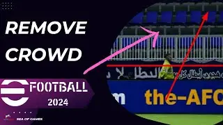 How To Remove Crowd For efootball 2024 ⭐