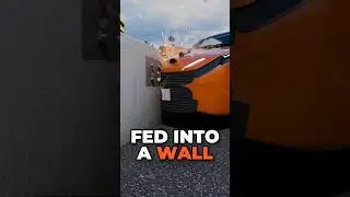 This Guardrail Fed a Car Into a Wall