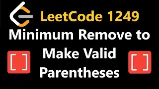 Minimum Remove to Make Valid Parentheses - Leetcode 1249 - Python