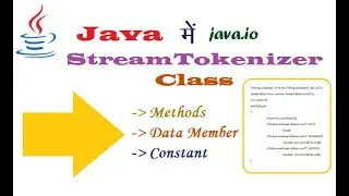 Stream Tokenizer Class in Java.io Package (हिंदी में)