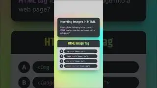 HTML Quiz: Image Tag! Can you guess? 🤔💻 