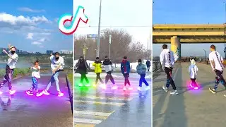 TEACHING SHUFFLE ⭐️ NEON MODE 😱🔥 ASTRONOMIA TUZELITY DANCING 😎💥 SIMPAPA 2024