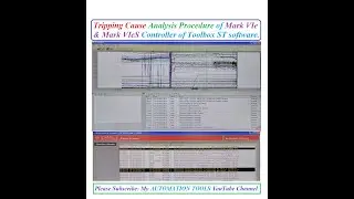 Tripping Cause Analysis Procedure of Mark VIe & Mark VIeS Controller of Toolbox ST software.