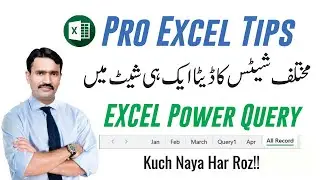 MS Excel Advance: How To Insert Data from Different Sheets into A Single Sheet in MS Excel