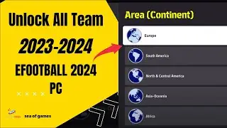 Unlock All Teams-Clubs 23-24 and Logos efootball 2024 Pc⭐