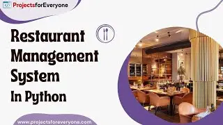 Restaurant Management System Python Project 