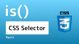 CSS :is() pseudo-select 