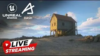 🔴LIVE 3D Environment Design In Unreal Engine 5 Using PolygoneFlow Dash 