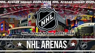 NHL National Hockey League Arenas 2025/26