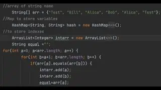 JAVA assignment || (ArrayList, Hashset) Given an array of String of name, return list of repeatin...