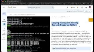 Creating, Modifying and Removing Files and Folders in Linux