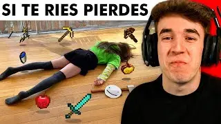 SI TE RIES PIERDES NIVEL MINECRAFT *IMPOSIBLE* 😂⛏