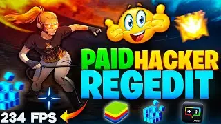 Best PAID Regedit Settings For Low End Free Fire PC FPS Boost Registry | BlueStacks 5 | MSI 5