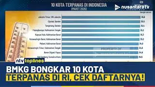 Gelombang Panas Melanda, BMKG Rilis Daftar 10 Kota Terpanas di Indonesia | NTV TOPLINES