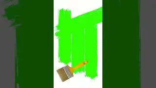 Paint Brush Painting Green Screen Frame 