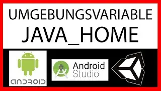 { Wie man die Umgebungsvariable JAVA_HOME definiert } Android Entwiklung (Android Studio - Unity)