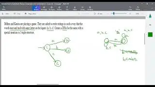TOC Example 2 - Scenario based question Finite Automata Construction