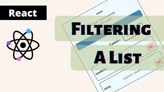 Working with filter list in React - part 12