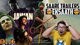 Jawan, Salaar, Gadar 2 and OMG 2 Trailer 🔥 AA RAHE HAI 🔥| Yogi Bolta Hai