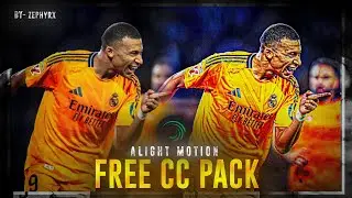 AE inspired Football CC PACK 🔥| Free CC Pack Alight Motion