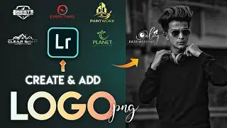 How To Create & Add Logo Png In Lightroom Mobile 😳 Lightroom New Feature