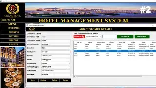 2/6 - How to create hotel management system project in python using tkinter (python project)