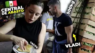 TRABAJANDO EN LA CENTRAL DE ABASTO de MÉXICO | EL MERCADO MÁS GRANDE Y RESPETADO DEL MUNDO