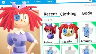 MAKING THE AMAZING DIGITAL CIRCUS RAGATHA a ROBLOX ACCOUNT