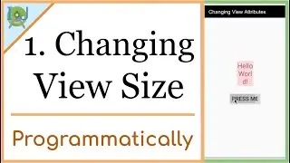1. Programmatically Change Size of Views