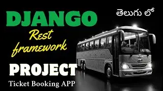 Django REST framework - Project || Bus Ticket Booking App