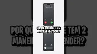 Por que o iPhone tem 2 telas de chamada diferentes?
