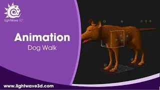 Lightwave 3D Dog Walk