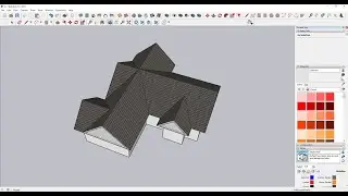 Sketchup Complex 3D Roof
