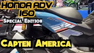 Dp2.3Juta ,Seperti Capten America Honda Adv 160 special edition di Thailand #hondaadvCaptenAmerica