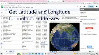 RS & GIS QA59 Geocode tool that can help you to get latitudes and longitudes for multiple addresses