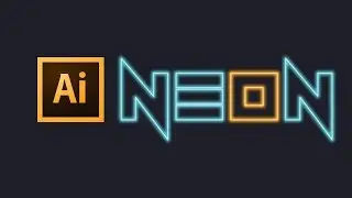 Neon Text Effect in Illustrator