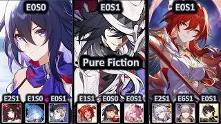 E0 Seele & E0 Ashveil and Blade & E0 Himeko | Honkai Pure Fiction Showcase