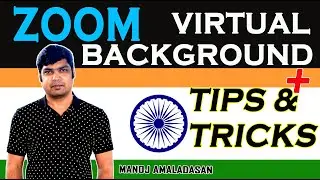 How to Change the Background in Zoom | Zoom virtual background on PC/iPhone | Tamil
