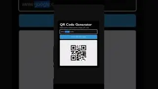 create QR Code Generator