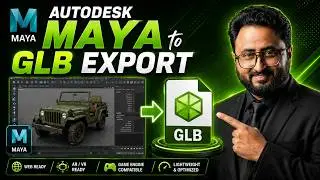 Maya to glTF & GLB: The ULTIMATE Export Guide! (using SimLab Exporter)