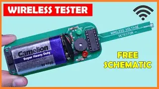 Non Contact Voltage Tester DIY - How to Make Wireless AC Voltage Detector on PCB