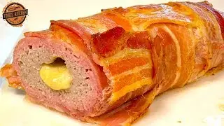 How to make a BACON BOMB EXPLOSION recipe 4K