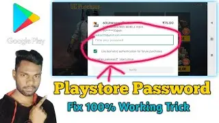 How To Reset Playstore Password 2021 Hindi | Playstore Password Problem Fix 2021 Hindi