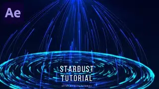 Particles blue - Stardust Plugin - After effects Tutorial