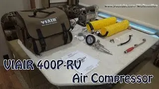 Viair 40047 400P-RV Automatic Portable Compressor Kit Unboxing and Demo