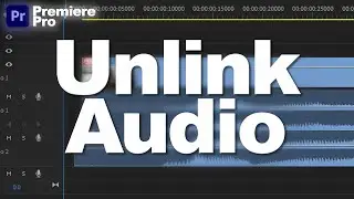 How to Delete/Sepereate Audio from video in Premiere Pro
