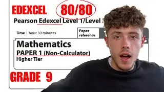 GCSE Maths Edexcel Paper 1 Higher | How to get a Grade 9