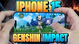 iPhone 15 Genshin Impact Gaming test 2024 Apple A16